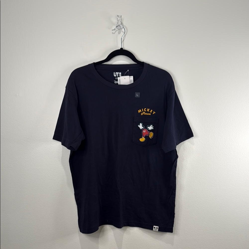 Uniqlo Black Short Sleeve Tee Casual Cotton Shirt